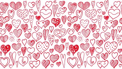 background of hearts