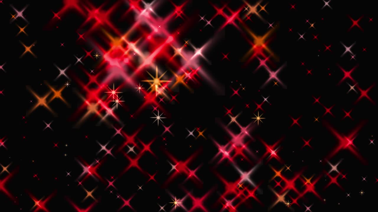 반이는 별 입자 애니메이션 모션 그래픽