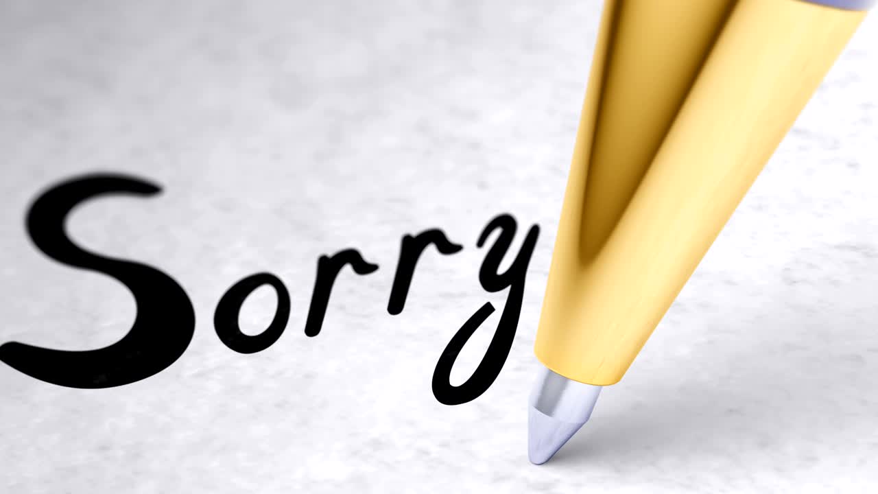 "사과합니다" 페이지에서 looping 영상은 4k 해상도를 가지고 있습니다.