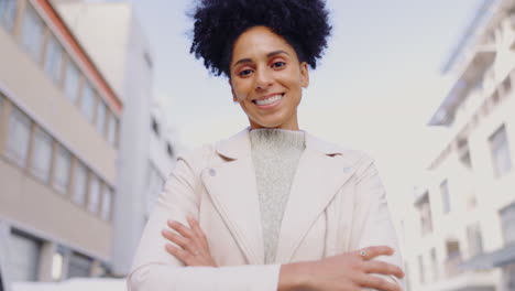 business woman, happy face