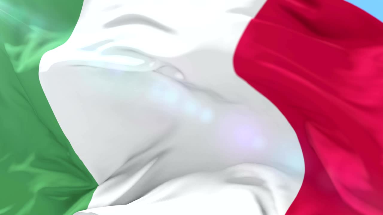 이탈리아 발이 바람에 흔들리고 푸른 하늘, 루프