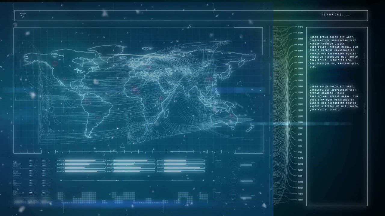 Animation of dna strand spinning and medical data processing