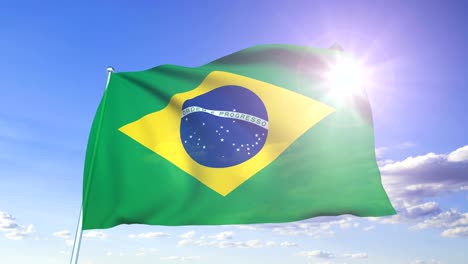 bandera de brasil (en bucle)