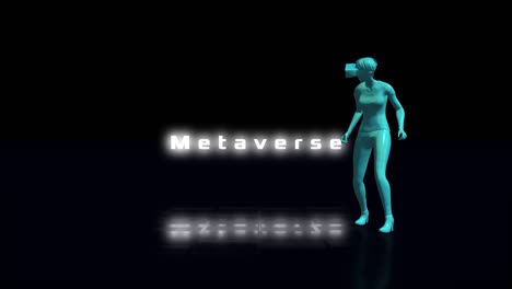 abstract metaverse background 4k