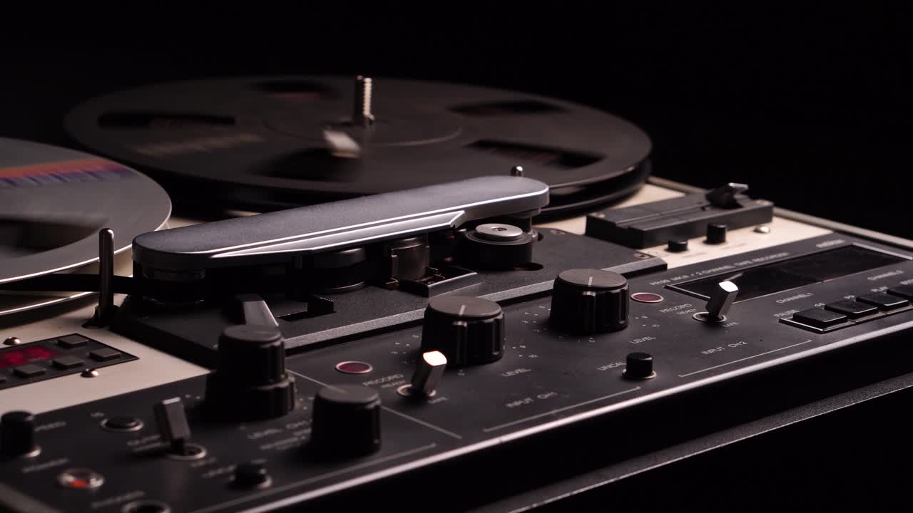 빈티지 릴-투-릴 테이프 레코더