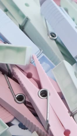 multicolored plastic clothespins for holding clothes while drying multicolored plastic clothespins for holding clothes while drying colorful background rotation in a circle video