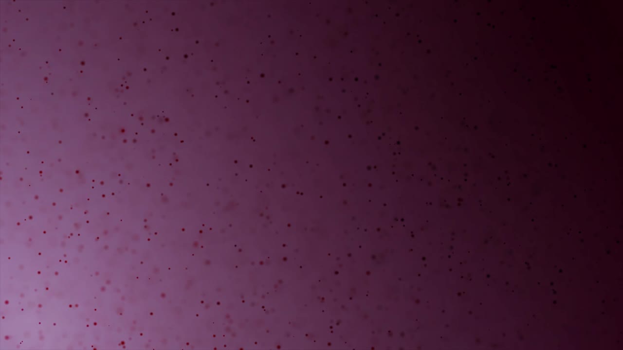 fondo púrpura abstracto con partículas rojas