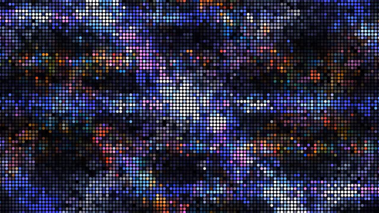 Abstract Colorful Dot Pattern