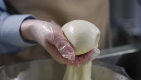 fabricación de queso mozzarella