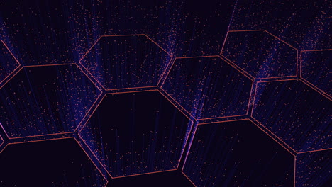 Futuristic-hexagons-pattern-with-neon-dots-and-lines-4