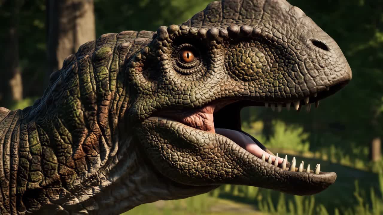 Tyrannosaurus Rex Close-Up