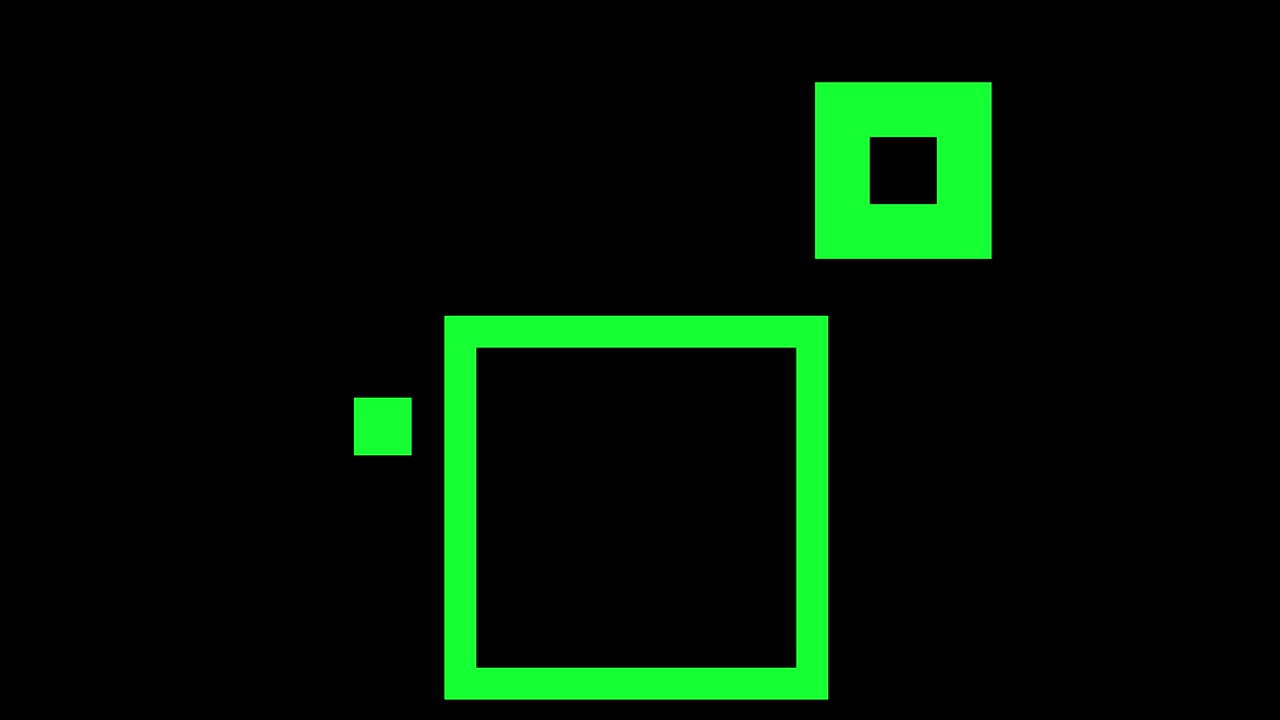 Shape animation square motion graphics