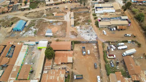 Drohnenblick-Auf-Das-Ländliche-Kenia