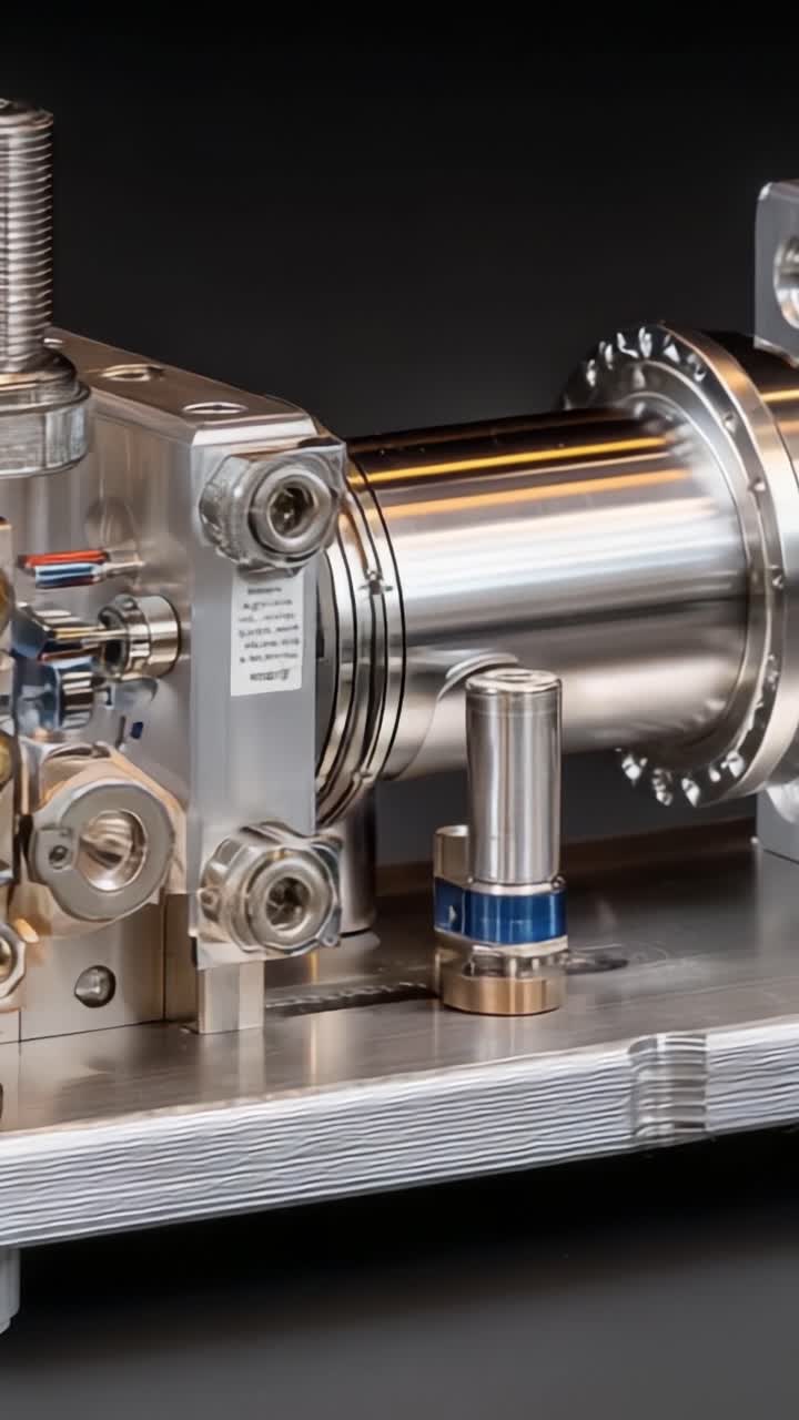 Componente meccanico progettato con precisione, con materiali avanzati e alta efficienza, dotato di molteplici punti di connessione per diverse applicazioni nei macchinari moderni