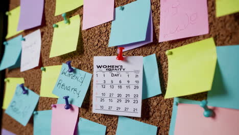 women's equality day calendar