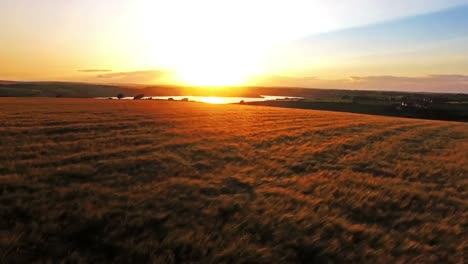 Landschaft-Bei-Sonnenuntergang