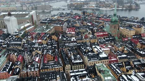 Drohnenansicht-In-Stockholm,-Schweden