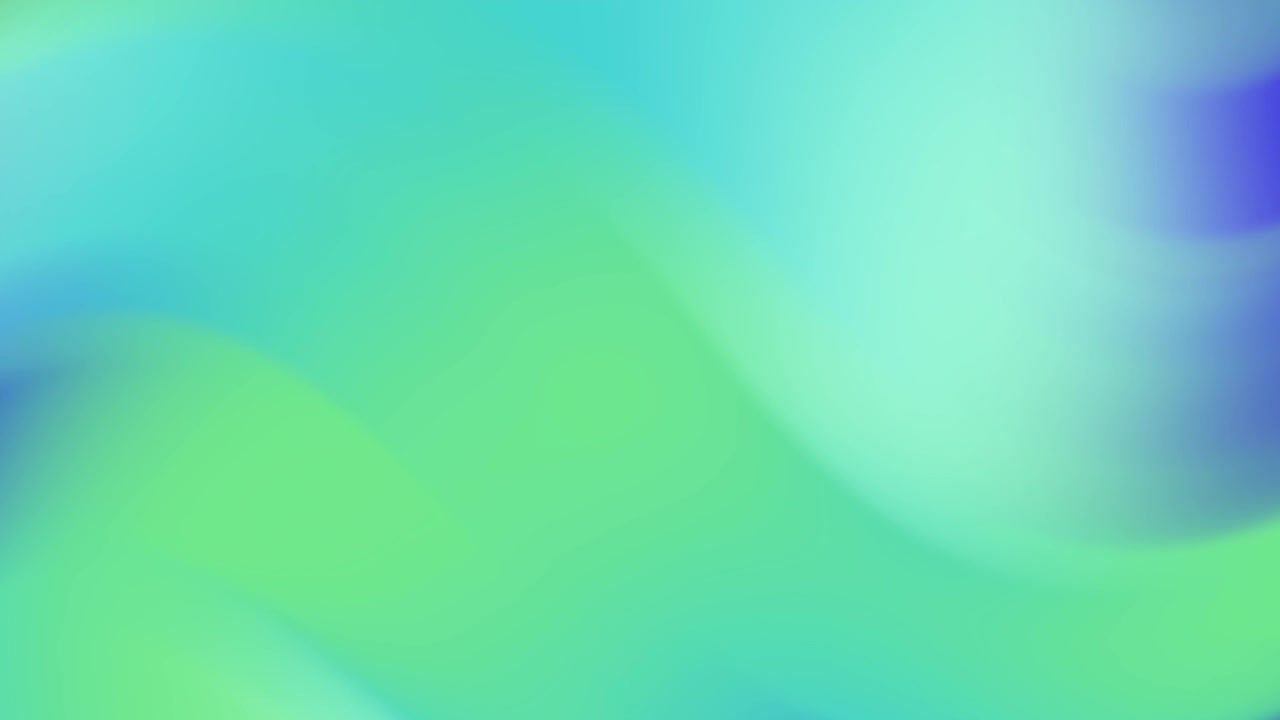 Smooth Flowing Abstract Gradient Background in Blue and Green