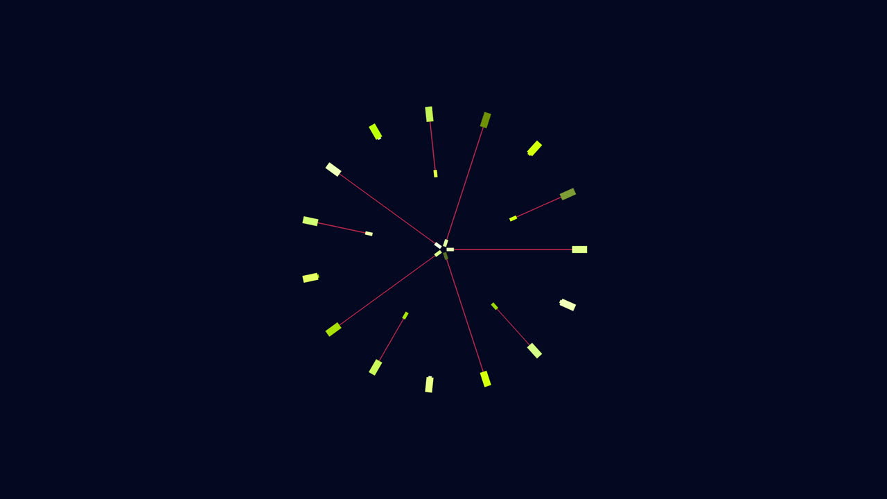 esfera del reloj con patrón circular de números