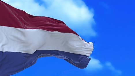 seamless loop of netherlands flag.