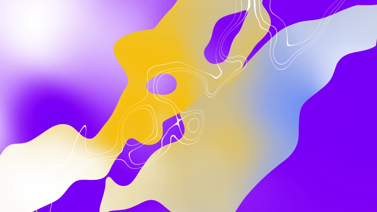 Animated gradient colorful smooth line wavy background.4k seamless loop animation