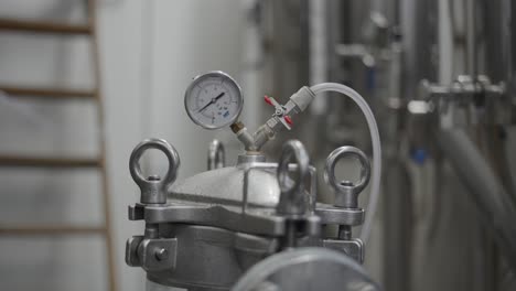 brewery equipment and pressure gauge