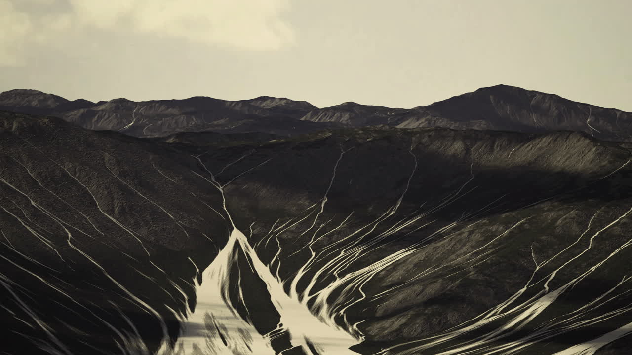 Incredible landscape showcasing winding patterns in mountainous terrain