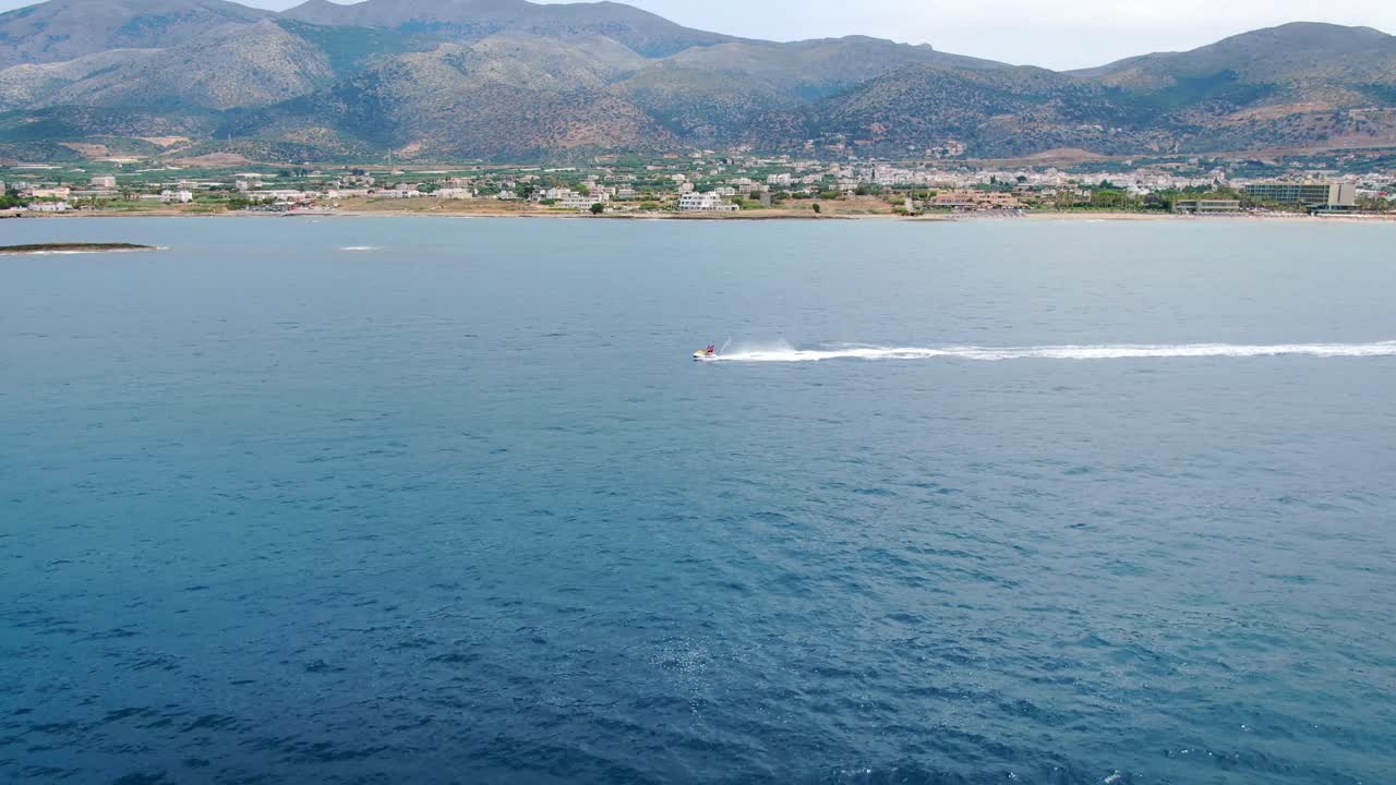 Jetski going fast on the water