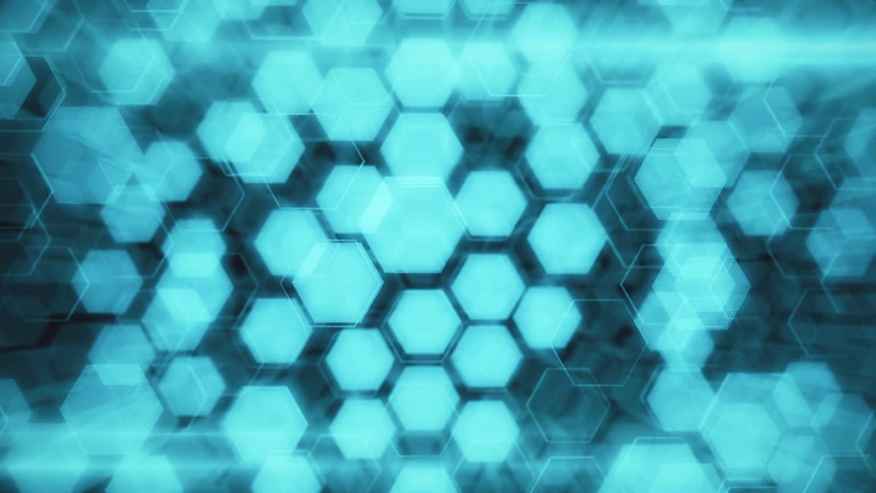 fondo hexagonal abstracto