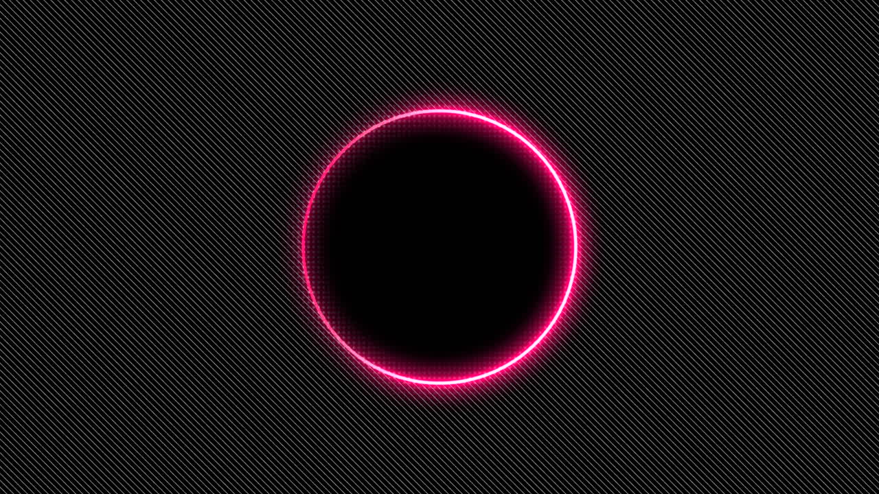 animacion resumen neon rojo circulo movimiento discoteca fondo