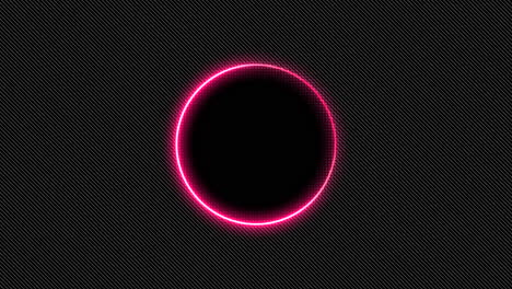 animacion resumen neon rojo circulo movimiento discoteca fondo