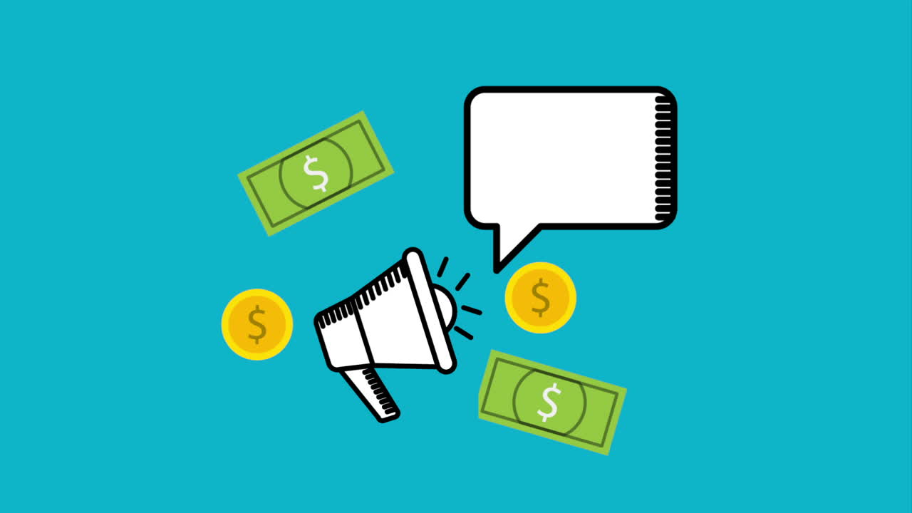 ilustración de marketing y finanzas