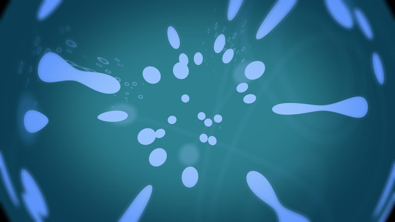 현미경 모양과 느낌 애니메이션 아래