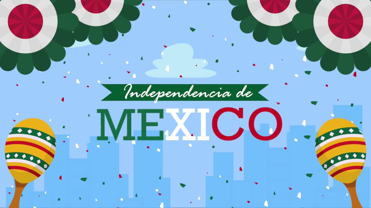 independencia de mexico lettering with laces