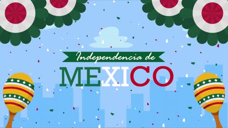 independencia de méxico letras con encajes