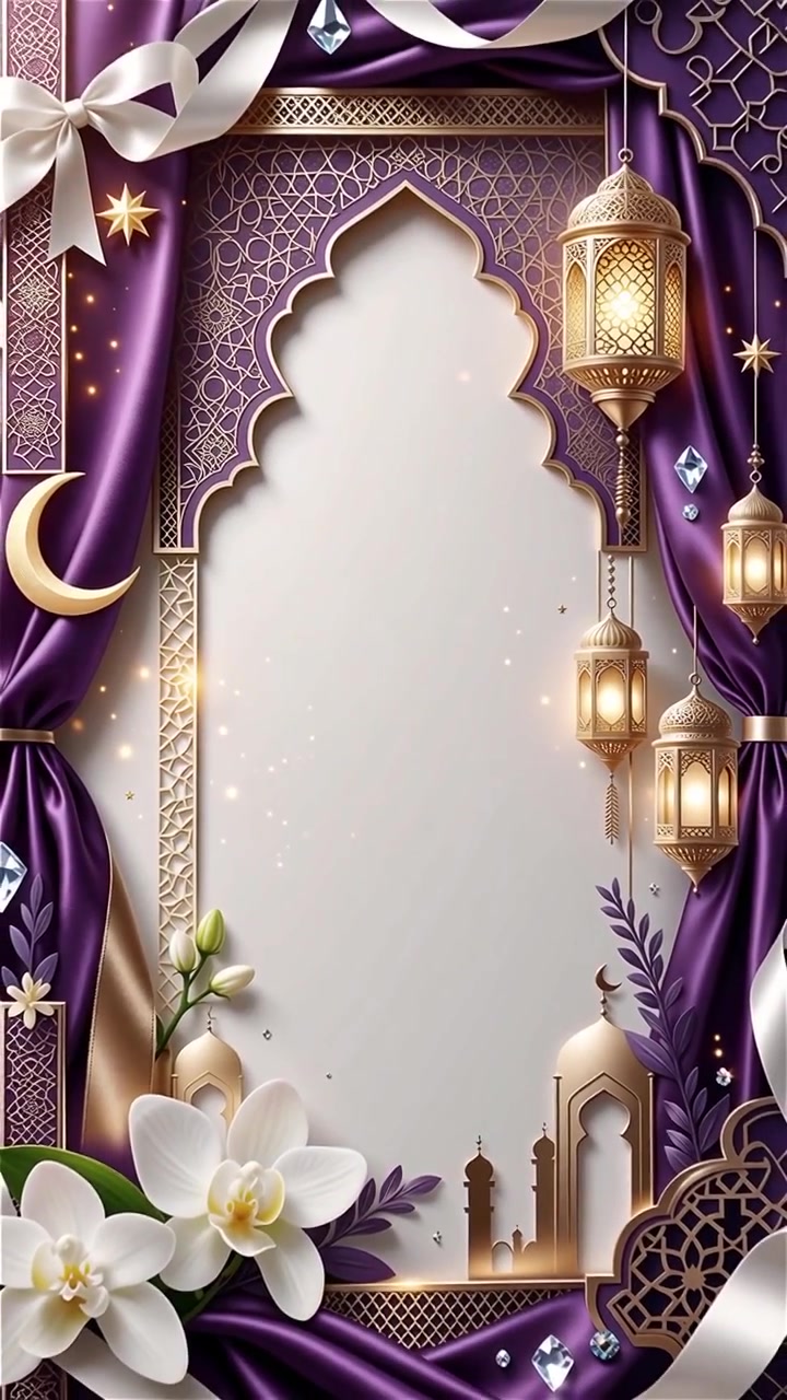 Compleanno del Profeta Maometto Mawlid al-Nabi Sfondo Islamico