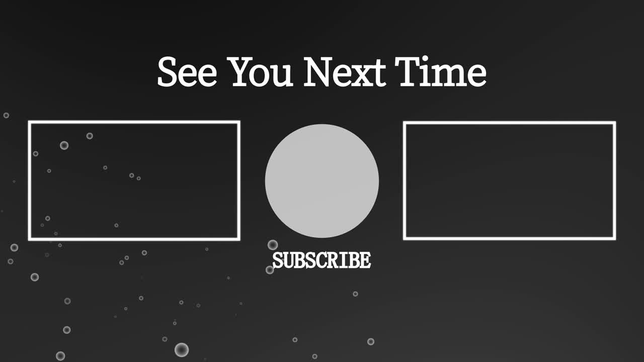 gráficos de movimiento de las burbujas de gradación de partículas de la tarjeta de extremo