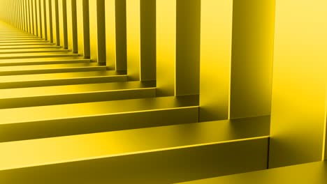 animación de fondo de bucle abstracto amarillo