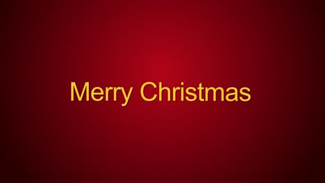 countdown from three to merry christmas in gold color and red background