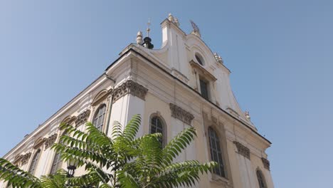 university church exterior in wroclaw with ornate baroque details and historic design