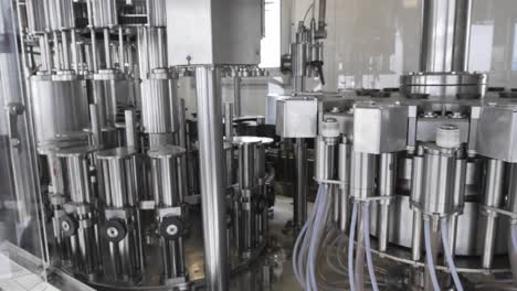 Mobile-wine-bottling-and-labelling-machine-components-being-tested-without-any-bottles