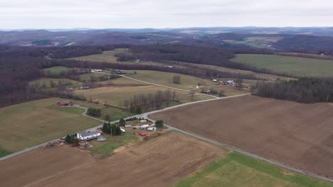 Die-Ländlichen-Teile-Von-Pennsylvania-Sehen-In-Den-Herbstfarben-Wunderschön-Aus