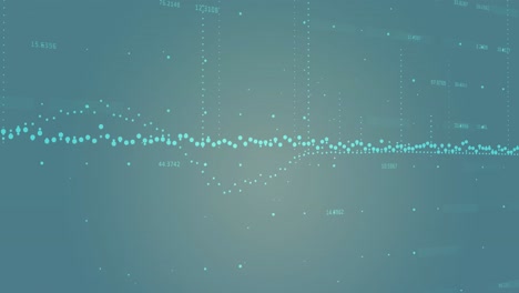 Animation-of-dots-forming-graphs-with-changing-numbers-against-blue-background