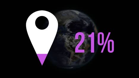 Map-pin-shape-and-percentage-filling-in-colour-and-globe