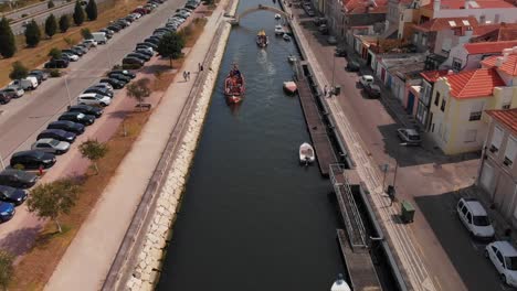 Canal-Central-De-Aveiro-Y-Alrededores,-Portugal