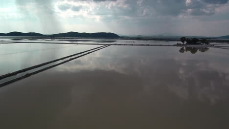 alykes the hellenic saltworks located outside of mesolongi in greece