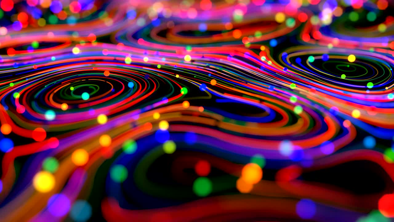 4k 추상적인 소용돌이