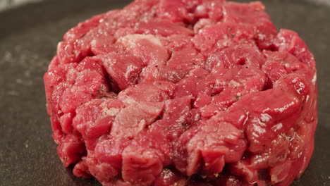 raw beef tartare