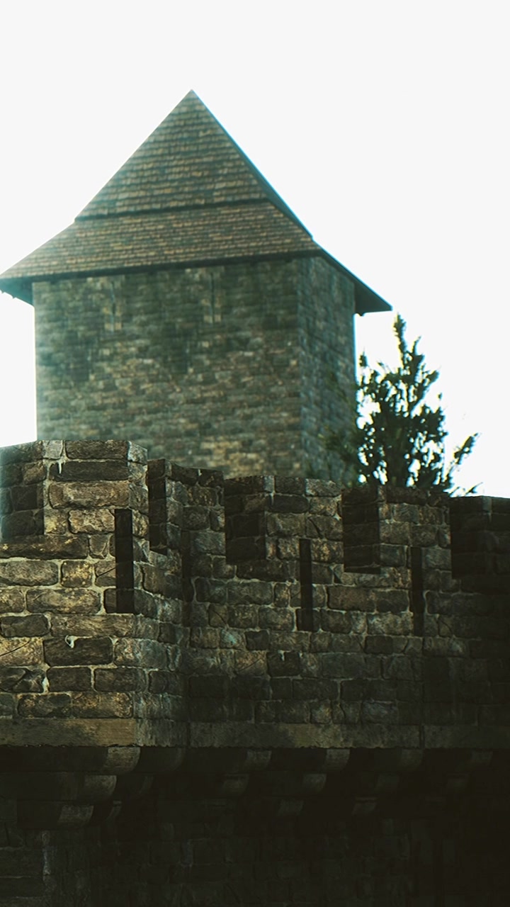 Explora la estructura de piedra con torres en el lugar histórico a la luz del día.
