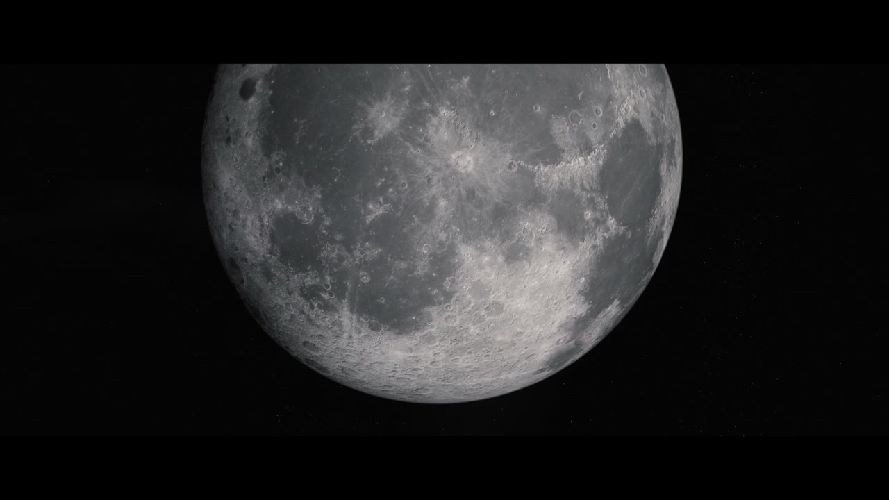 Lua vista do espaço